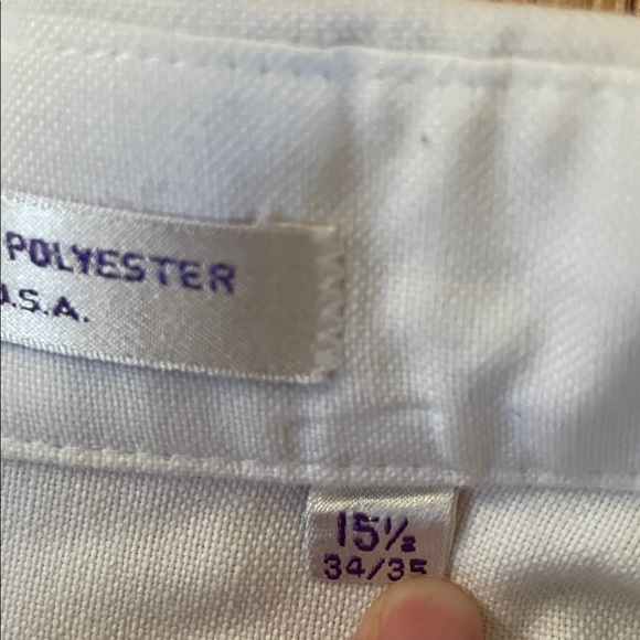 John Henry Golden Needle Button Up Dress Shirt Mens 15.5 White Formal Business - Picture 3 of 6